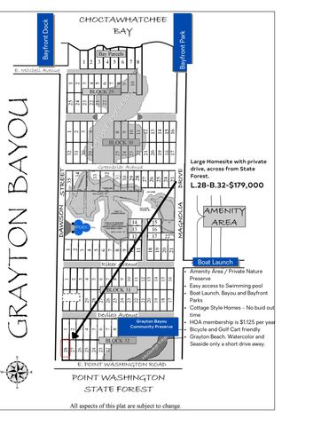 Lot28-B.32 E Point Washington Road, Santa Rosa Beach, FL 32459