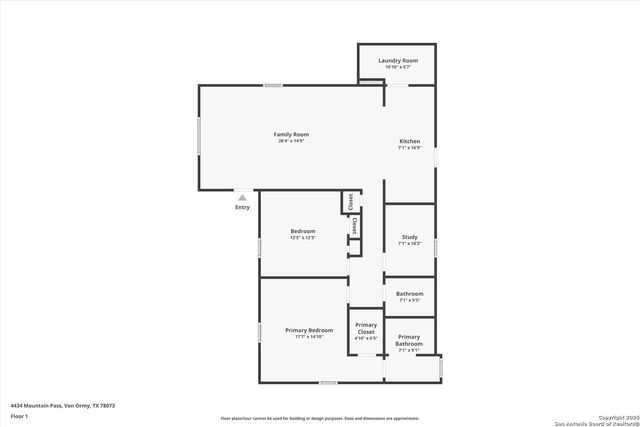 4434 Mountain Pass, Von Ormy, TX 78073