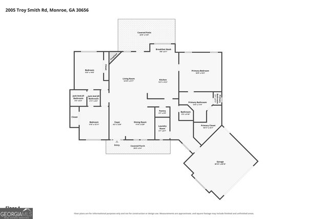 2005 Troy Smith Road, Monroe, GA 30656