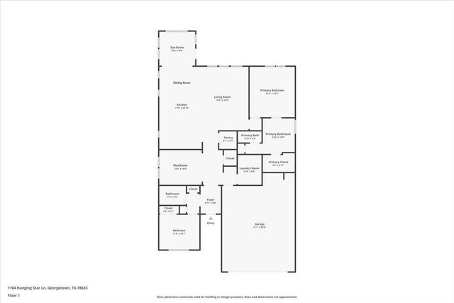 1104 Hanging Star LN, Georgetown, TX 78633