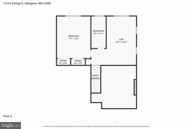 1114 E VIKING CT, Abingdon, MD 21009