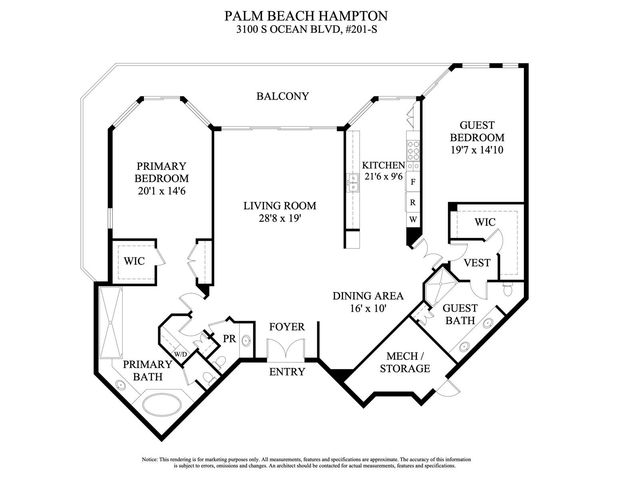 3100 S Ocean Boulevard 201s, Palm Beach, FL 33480