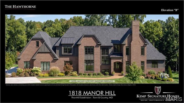 1 TBB Hawthorne I @ Manor Hill, Town And Country, MO 63131