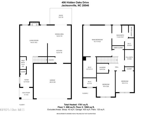 406 Hidden Oaks Drive, Jacksonville, NC 28546