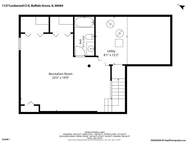 1137 Lockwood Court E, Buffalo Grove, IL 60089