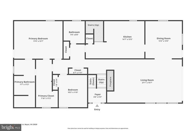 1527 SHENANDOAH RIVER LN, Boyce, VA 22620
