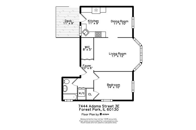 7444 Adams Street 3E, Forest Park, IL 60130