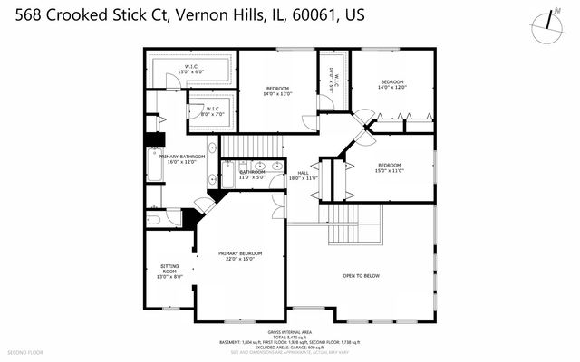 568 Crooked Stick Court, Vernon Hills, IL 60061
