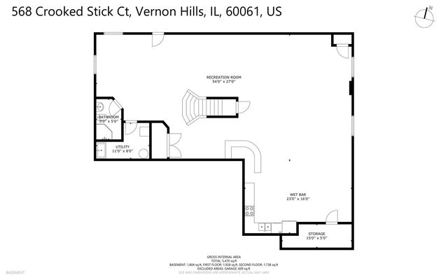 568 Crooked Stick Court, Vernon Hills, IL 60061