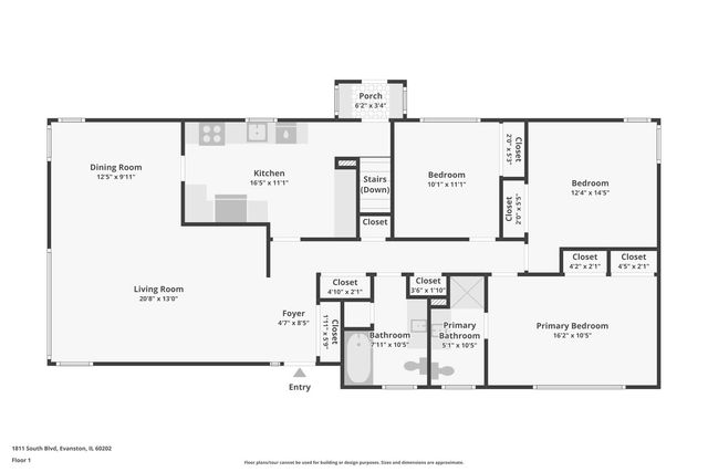 1811 South Boulevard, Evanston, IL 60202