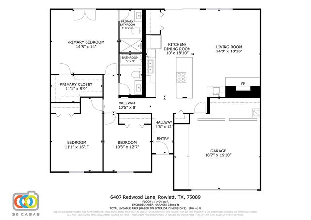 6407 Redwood Lane, Rowlett, TX 75089