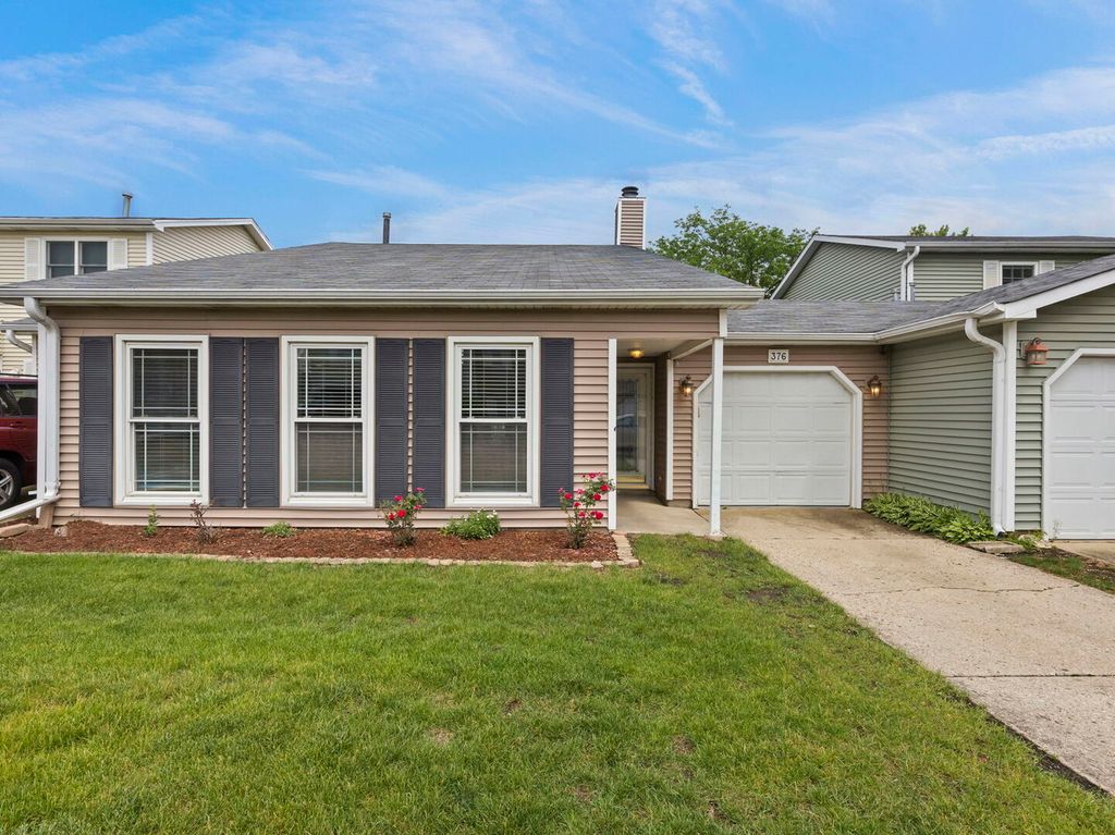 376 Thorncliff Drive, Glendale Heights, IL 60139 — exterior