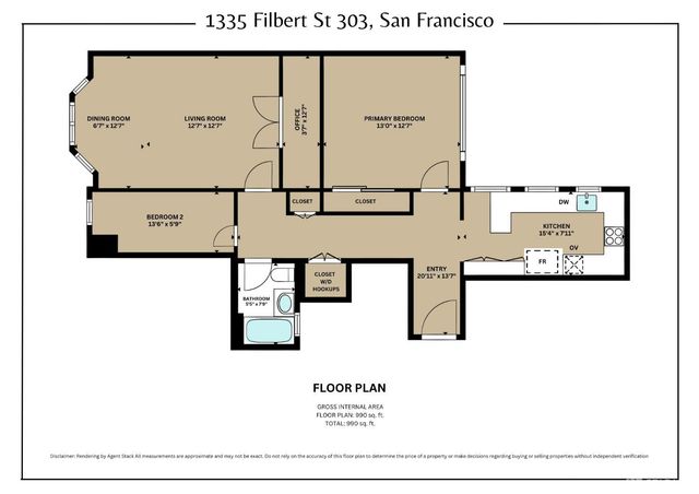 1335 Filbert Street 303, San Francisco, CA 94109