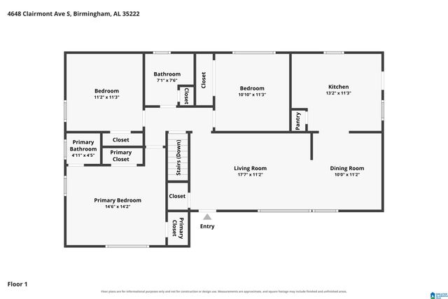 4648 CLAIRMONT AVENUE S, Birmingham, AL 35222