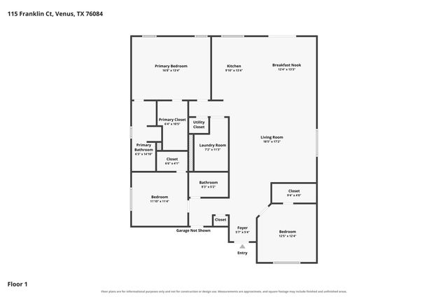 115 Franklin Court, Venus, TX 76084