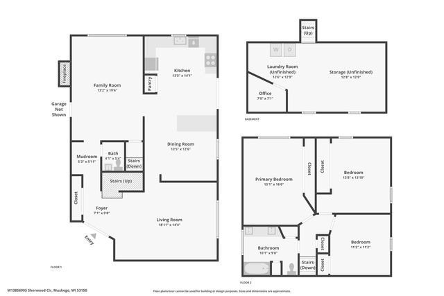 W138S6995 Sherwood CIRCLE, Muskego, WI 53150