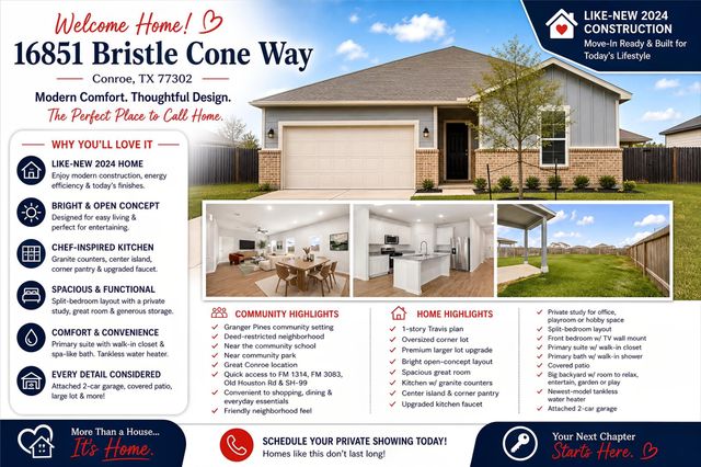 16851 Bristle Cone Way, Conroe, TX 77302