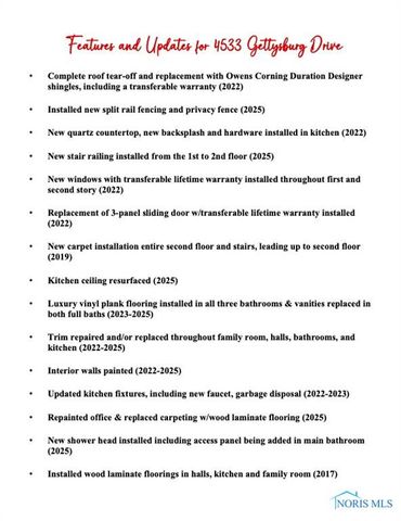 4533 Gettysburg Drive, Sylvania, OH 43560