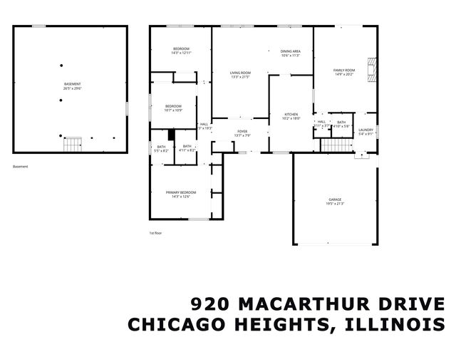 920 Macarthur Drive, Chicago Heights, IL 60411