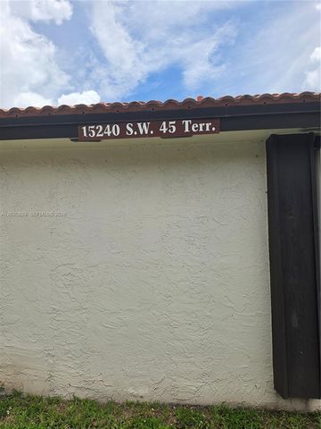 15240 SW 45th Ter 54F, Miami, FL 33185