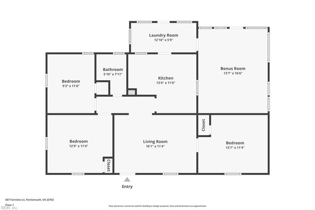 607 Fairview LN, Portsmouth, VA 23702