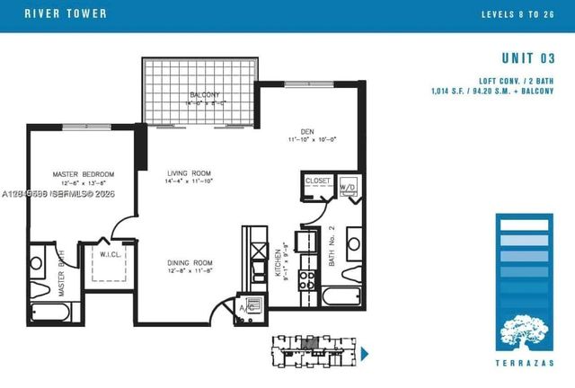 1861 S River Drive 2503, Miami, FL 33125
