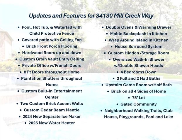 34130 Mill Creek Way, Pinehurst, TX 77362