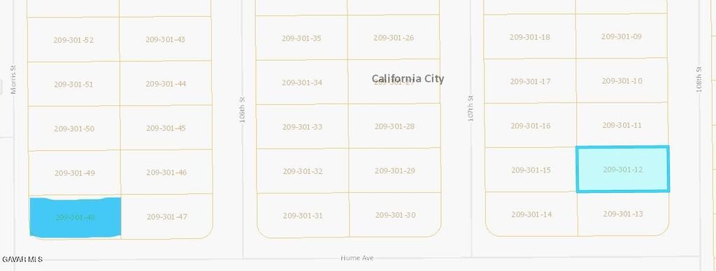 Vic Hume Avenue & Vic 108th St, California City, CA 93505