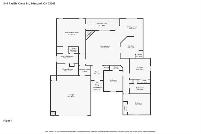 346 Pacific Crest Trail, Edmond, OK 73003
