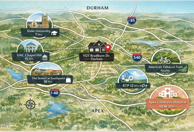 1127 Bradburn Drive, Durham, NC 27713