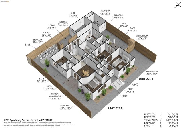 2201-2203 Spaulding Ave, Berkeley, CA 94703