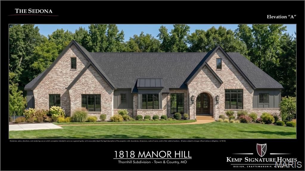 1818 Manor Hill Road, Town And Country, MO 63131