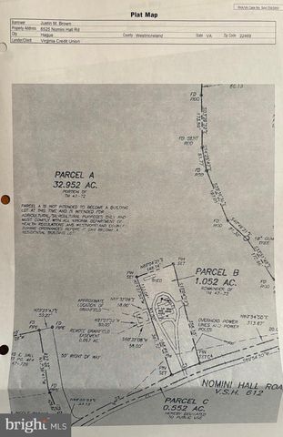 6525 NOMINI HALL ROAD, Hague, VA 22469