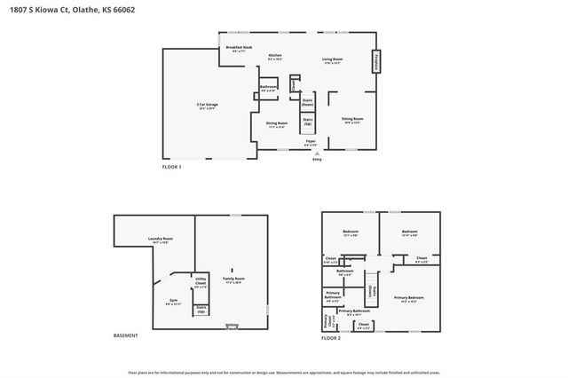 1807 S Kiowa Court, Olathe, KS 66062
