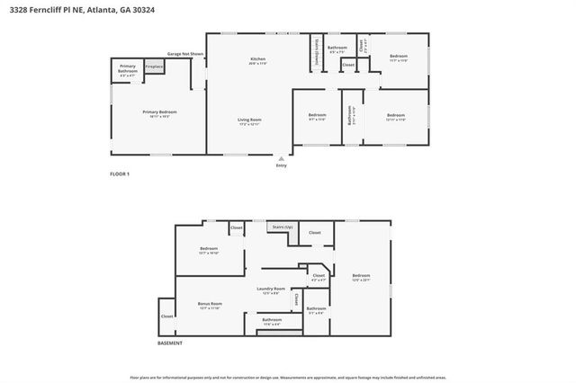 3328 Ferncliff Place NE, Atlanta, GA 30324