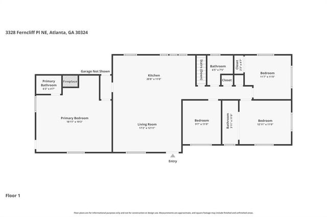 3328 Ferncliff Place NE, Atlanta, GA 30324