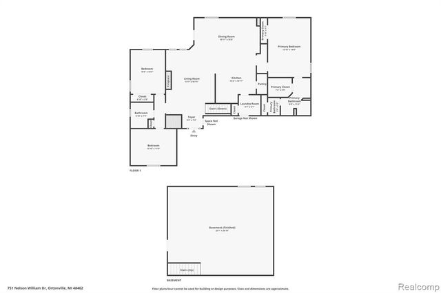 751 Nelson William Drive, Update, MI 48462