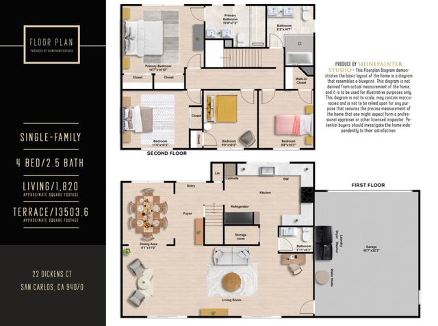 22 Dickens Court, San Carlos, CA 94070