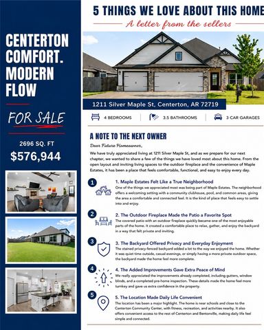 1211 Silver Maple Street, Centerton, AR 72719