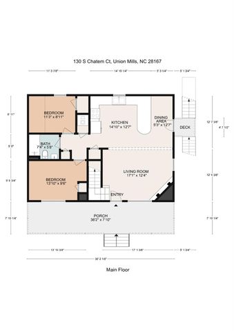 130 S Chatem Court, Union Mills, NC 28167