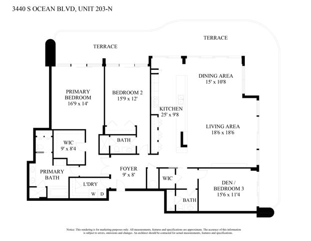 3440 S Ocean Boulevard 203n, Palm Beach, FL 33480