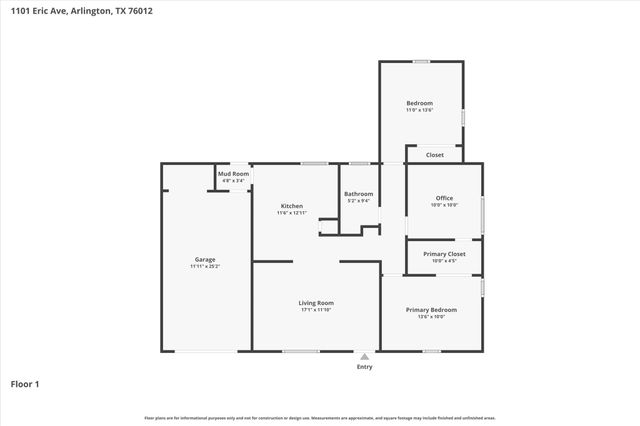 1101 Eric Avenue, Arlington, TX 76012