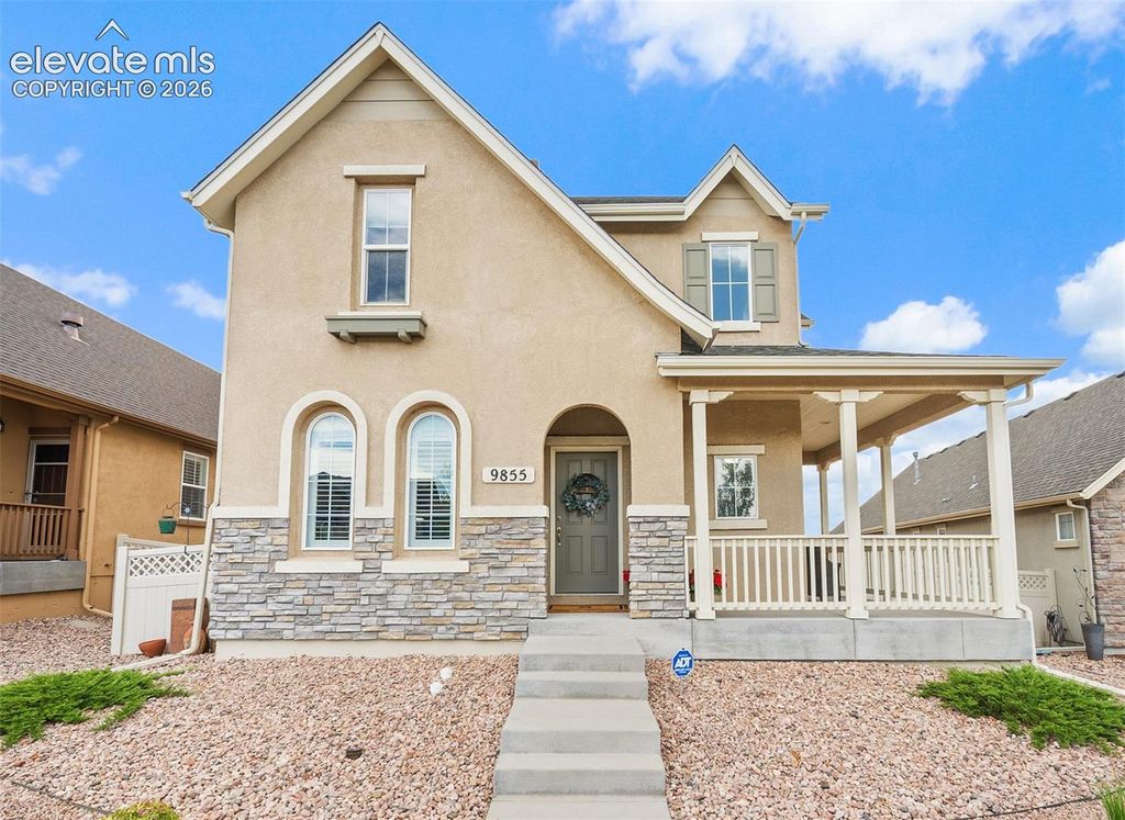 9855 Awaken Drive, Colorado Springs, CO 80924 — exterior