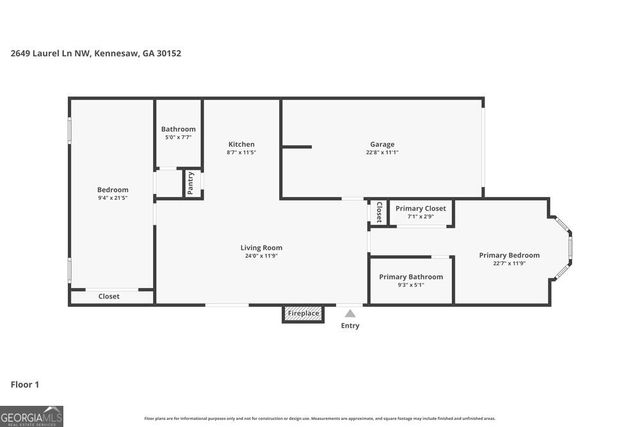 2649 Laurel Lane NW, Kennesaw, GA 30152