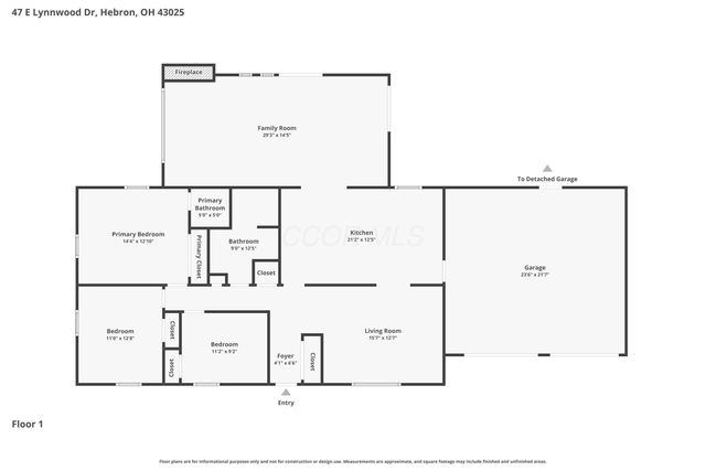 47 E Lynnwood Drive, Hebron, OH 43025