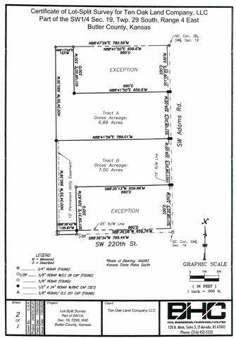 000 SW Adams Rd Tract B, Douglass, KS 67039