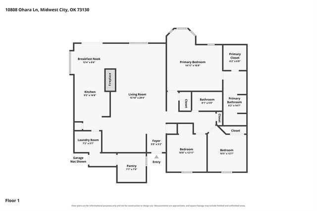 10808 Ohara Lane, Midwest City, OK 73130