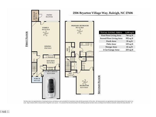 2506 Bryarton Village Way, Raleigh, NC 27606