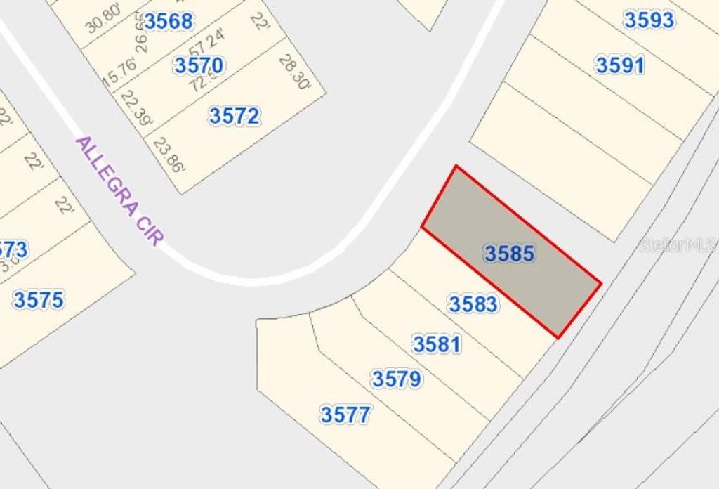 3585 ALLEGRA CIRCLE, St Cloud, FL 34772