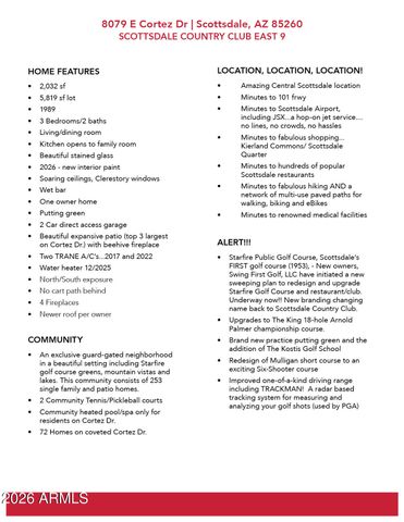 8079 E CORTEZ Drive, Scottsdale, AZ 85260